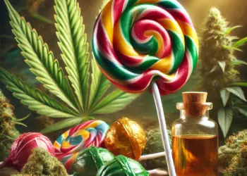حلوى اللولي بوب بالقنب 🍭🌿