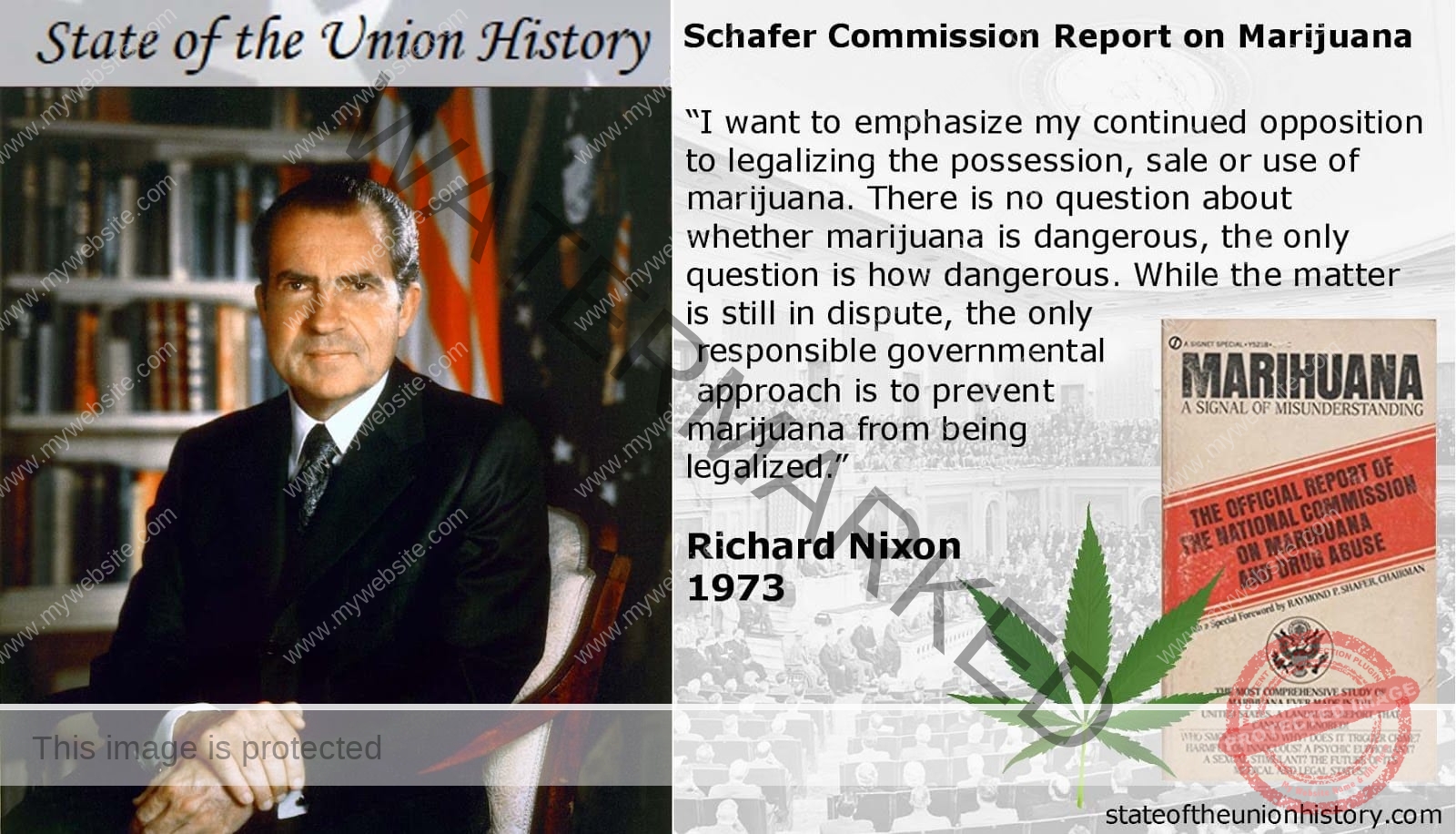 ريتشارد نيكسون، عدو القنب الأول